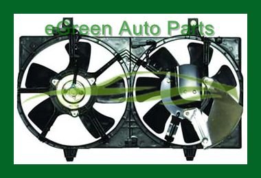 00-01 Sentra Radiator Fan Assembly w/o AC 1.8L Kits eGreen Auto Parts 214816M110