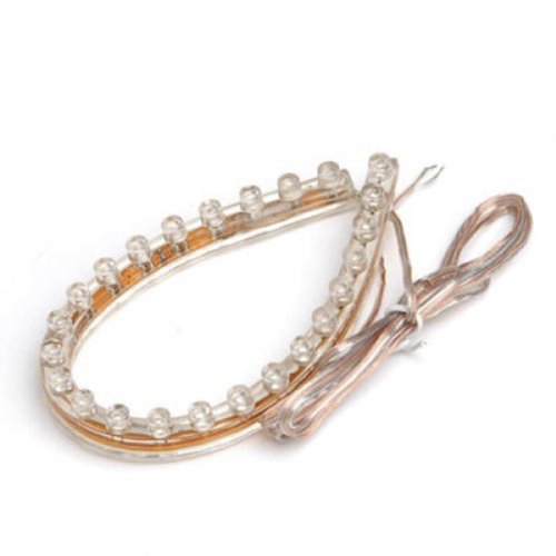24cm Flexible Car 24-LED Strip Light- White Neon Light Kits Generic 14000228