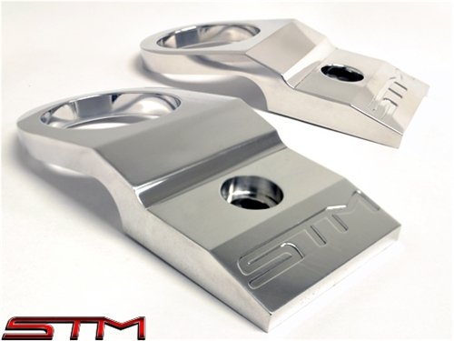 STM POLISHED RADIATOR BRACKETS EVO 8/9 Brackets STM tmradbrktpolish