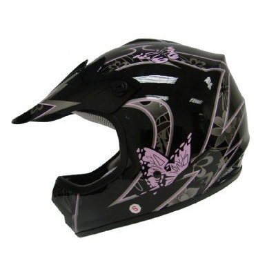 Helmets TMS HY-601-Black/Pink-BF-S