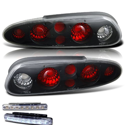 Brake & Tail Light Assemblies RXMOTOR 03-CO9301TLAJM+CBL-DRL-8LED-C