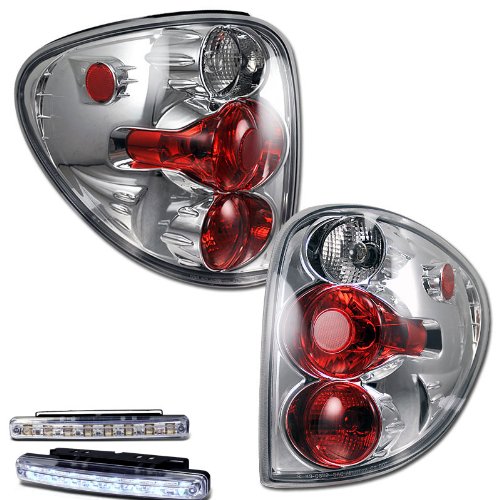 Brake & Tail Light Assemblies RXMOTOR 03-DC2001TLA+CBL-DRL-8LED-C