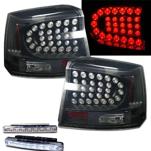 Brake & Tail Light Assemblies RXMOTOR 03-DC2006TLEDDS+CBL-DRL-8LED-C