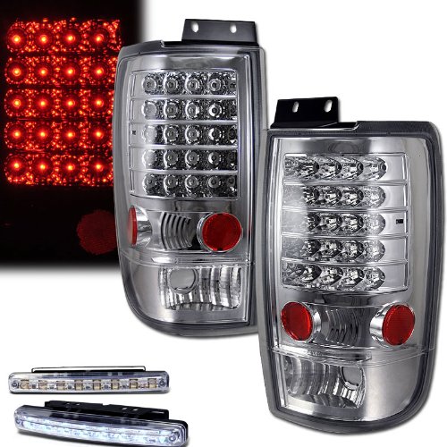 Brake & Tail Light Assemblies RXMOTOR 03-FE9702TLALEDAC+CBL-DRL-8LED-C