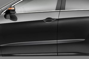 Acura Rdx 2013 Body Side Moldings *Nh782m* (Graphite Luster Metallic) Genuine OEM Side Acura 08P05-TX4-220