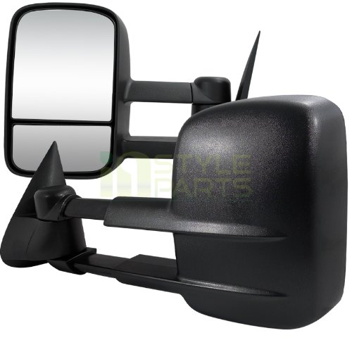 1997-2003 Ford F150 Towing Mirrors Power (Regular Cab and Super Cab model only, will not fit 4dr crew cab model) Towing Mirrors Instyleparts ISP-RMX-F15097-P-FS