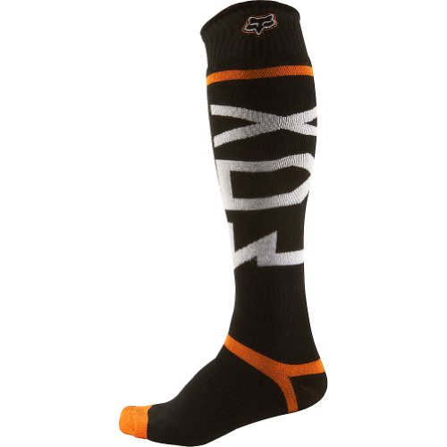Fox Racing FRI Thin Men's Off-Road Motorcycle Socks - Black/Orange / Small Chest Protectors Fox Racing 04169-016-S-AMA