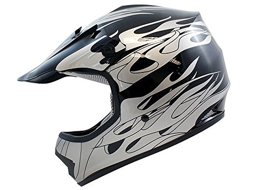 Helmets TMS &HY-601-BlackFlame-L