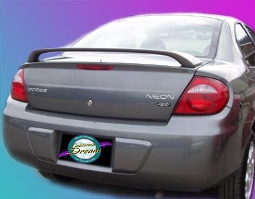 Plymouth Neon Sedan Rear Spoiler 2001 2000 - Painted - PS2 Bright Silver Metallic Body Razzi C_Razzi-1654-442N_19