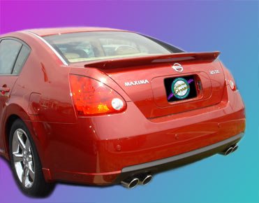 Nissan Maxima Rear Spoiler 2004 2005 2006 - Stealth Style - Painted - C12 Coral Sand Metallic Body Razzi C_Razzi-1553-780L_15
