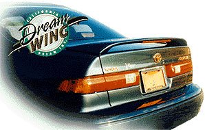 Infiniti G20 Rear Spoiler 1999 2000 2001 2002 - Ghost Style - Painted - KH3 Black Obsidian/Super Black Body Razzi C_Razzi-1023-120L_7