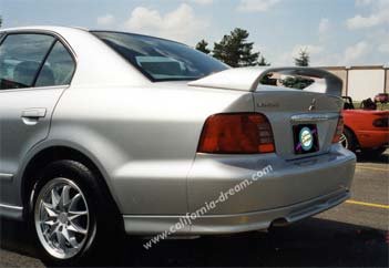 Mitsubishi Galant Rear Spoiler 1999 2000 2001 2002 2003 - Stealth Style - Painted - C52 Noble Brown Pearl Body Razzi C_Razzi-1497-31L_12