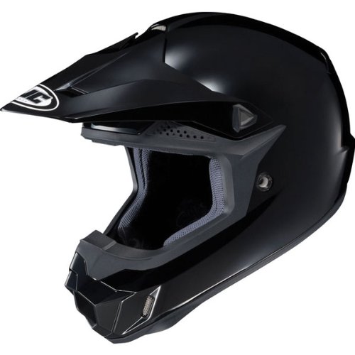 HJC Solid Men's CL-X6 Motocross/Off-Road/Dirt Bike Motorcycle Helmet - Black / X-Large Helmets HJC Helmets 0862-0105-07-HH-FBA