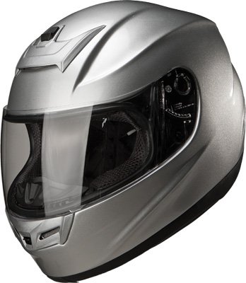 Fly Racing Paradigm Motorcycle Helmet - Solid Silver Small - 73-8003-2 Helmets Fly Racing N73-8003-2