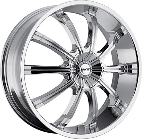MKW M111 18 Chrome Wheel / Rim 4x4.25 & 5x4.25 with a 40mm Offset and a 73.00 Hub Bore. Partnumber M111-1875910840C Car MKW M111-1875910840C