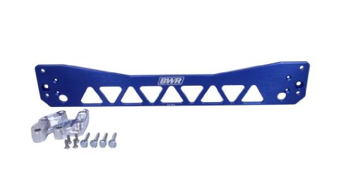 Blackworks Billet Rear Subframe Brace 1996-2000 Honda Civic Blue Bars & Arms Blackworks BWSC-0305BL