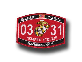 Decals Marine Corps Patches PA0331MOS