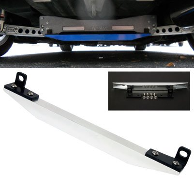 02-05 Honda Civic 3DR Hatchback Si EP3 Aluminum Rear Lower Tie Bar Silver Body Bushings RS Type 5-SLT-1A429-SL-EP3