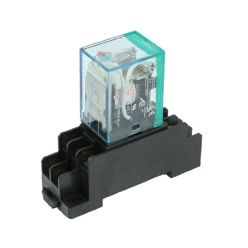 Amico 220/240V AC Coil DPDT Power Relay MY2NJ 8 Pin w Socket Base Relay Control Module Amico sourcingmap
