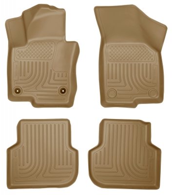 Husky Liners 98833 WeatherBeater Combination Front & Back Seat Floor Liners - (3 PCS) Volkswagen Jetta 2011-2011 Custom Fit Husky Liners 98833