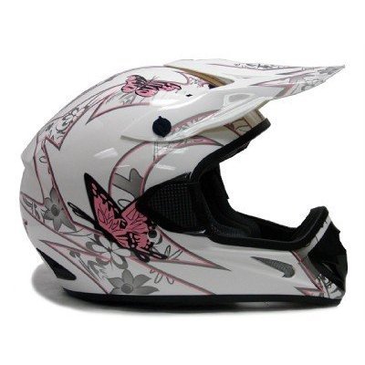 Helmets TMS &HY-602-White/Pink-BF-S