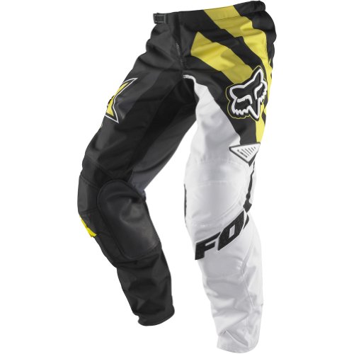 Rockstar Energy Drink Officially Licensed Fox 180 Youth Boys Motocross/Off-Road/Dirt Bike Motorcycle Pants - Yellow / Size 22 Protective Pants Fox Racing 01077-005-22-FBA