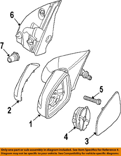 Power Mirror General Motors 13253337