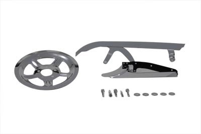 V-Twin 27-0619 Chrome Belt Guard and Pulley Cover Kit Accessories V-Twin 27-0619