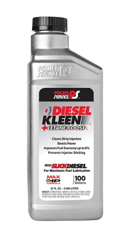 Power Service 3025-6PK +Cetane Boost Diesel Kleen Fuel Additive - 32 oz., (Case of 6) Diesel Additives Power Service 3025-6PK