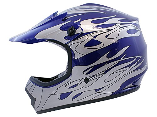 Helmets TMS &HY-601-BlueFlame-L