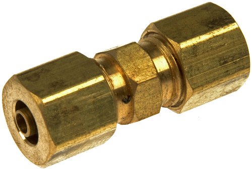 Dorman 800-221 1/4 Steel Fuel Line Compression Union, (Pack of 5) Lines Dorman 800-221