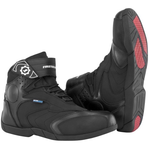 FirstGear Kili Lo Men's Riding Street Racing Motorcycle Boots - Black / Size 8 Boots Firstgear 51-5868-TR-AMA