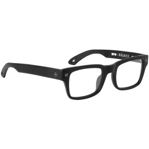 Spy Optic Braden RX Eyeglasses - Spy Optic Adult Optical Prescription Frame - Matte Black / Size 49-20-145 Motorcycle & Powersports Spy SRX00043-AMA