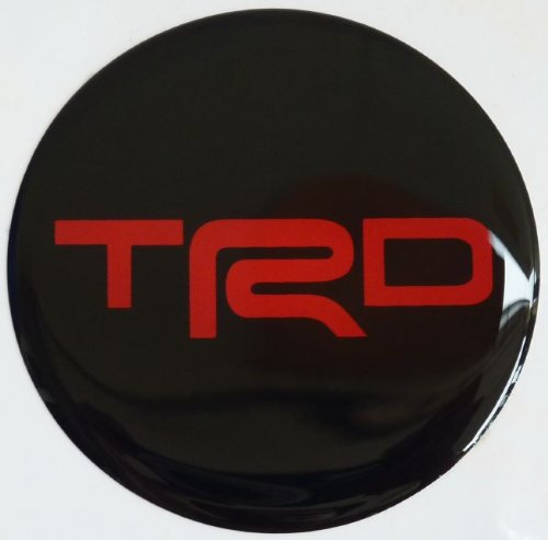 Center Caps Toyota TRD Trd-red-6