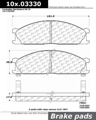 Brake Kits Centric 105.03330