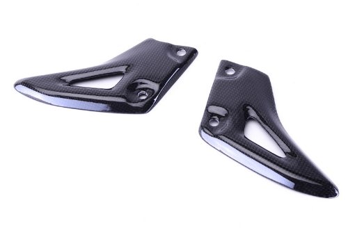 Bestem CBTR-SP11-HGD Black Carbon Fiber Heel Guards for Triumph Speed Triple 2011 – 2012 Accessories Bestem CBTR-SP11-HGD