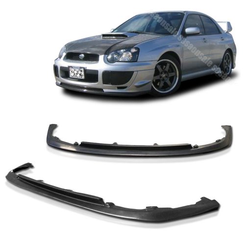 NEW - 04 05 Aftermarket Made SUBARU IMPREZA WRX S203 V-Limited Front PU Bumper Add on Lip Bumpers Sasaonsale SUIPWRX04F-CS1