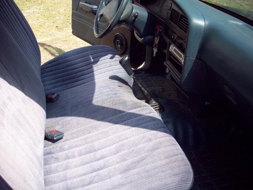 1990 - 1995 Toyota Pickup 2 wheel drive 2WD Front Solid Bench Premium Regal Fabric Seat Covers, Molded Headrests, Manual Controls, Seat Belt Cutout, Small 2 to 3 Shifter Cutout, Custom Made Exact Fit Bench Seat Covers Charcoal / Dark Gray Grey A25 Accessories Regal.Custom S.Pickup.2wd.Charcoal