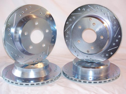1984 1985 1986 1987 Chevrolet Corvette Front & Rear Brake Discs +Pads Rotors Rotors Online ROL5555DS & ROL5556DS