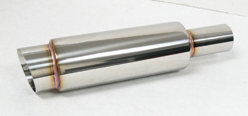 OBX Universal Muffler B8B 2.25 Prelude Eclipse Neon Civic Golf Accord Mufflers OBX Racing Sports B8B