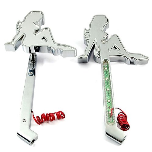 Chrome Amber Led Turn Signal Lamp Motorcycle Mirror for Honda Yamaha Brand New Mirrors phgiveu RM02039F