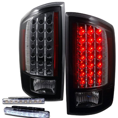 Brake & Tail Light Assemblies RXMOTOR 03-DR07TLEDJM+CBL-DRL-8LED-C