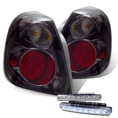 Brake & Tail Light Assemblies RXMOTOR 03-NA02TLEDSM+CBL-DRL-8LED-C
