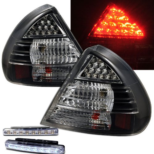 Brake & Tail Light Assemblies RXMOTOR 03-MM9597TLEDJM+CBL-DRL-8LED-C