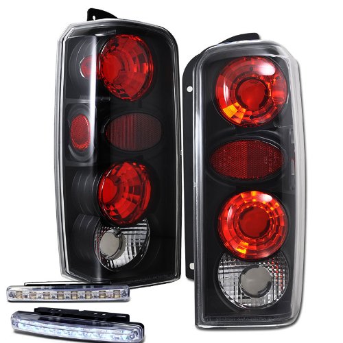 Brake & Tail Light Assemblies RXMOTOR 03-JC9903TLAJM+CBL-DRL-8LED-C