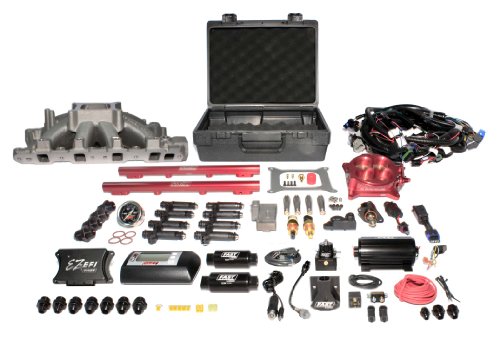 FAST 3035351-10E EZ-EFI Multi-Port Fuel Injection Kit for Ford Windsor Fuel Injector Kits FAST 3035351-10E