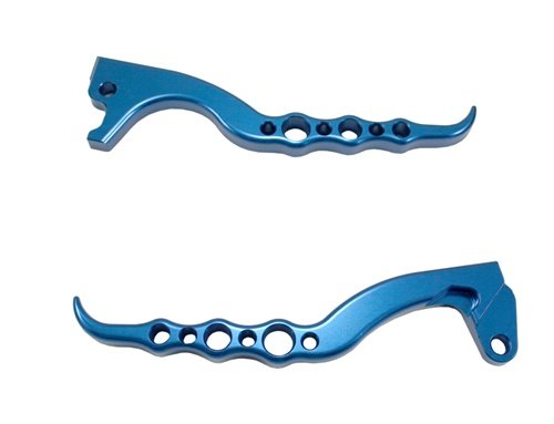 YANA SHIKI YANASHIKI Lever Sport Style - Brake/Clutch Set Anodized Blue YAMAHA Grizzly, Blaster, Beartracker, Wolverine, Warrior, Banshee, Raptor, Bi Bear, Grizzly BC3405BU/BC3406BU Drive Train Yana Shiki Parts & Accessories 1897-1659