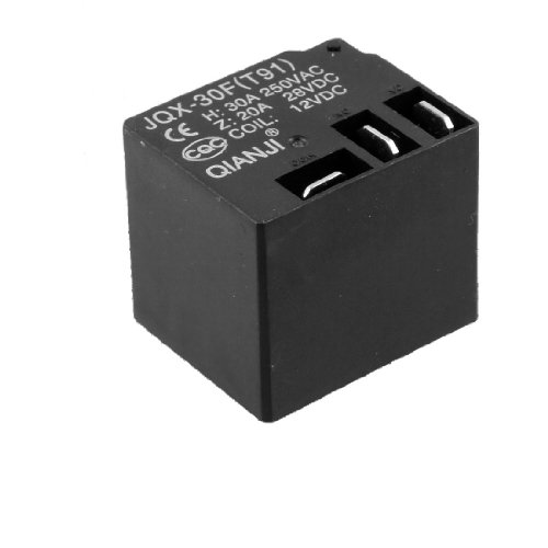 JQX-30F(T91) DC 12V Coil 5 Pin PCB Power Relay AC 250V/30A DC 28V/20A Accessory Power Amico a12072300ux0532