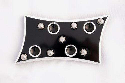 SMT Brake pedal (anodized black, contrast-cut finish) for 1983-2013 Harley-Davidson Touring line motorcycles (Electraglide, Streetglide, Roadking, Roadglide, Ultra Classic) Pedals SMT Machining BP-HAR-B