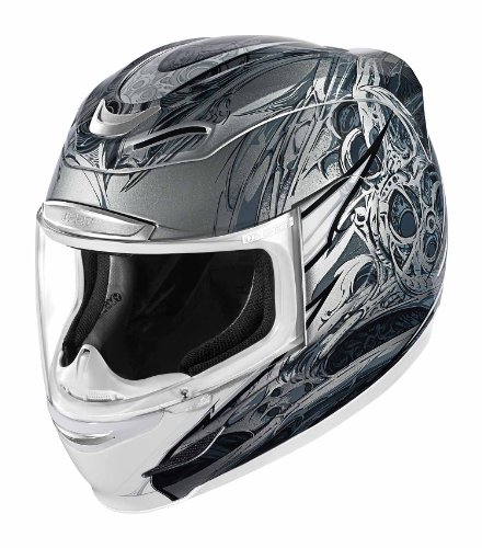 Helmets ICON Airmada Sportbike SB1 Full Face Helmet Silver